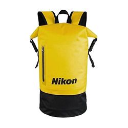 Nikon Zaino impermeabile, 20 L, tasca anteriore impermeabile, perfetto per qualsiasi fotocamera, Giallo