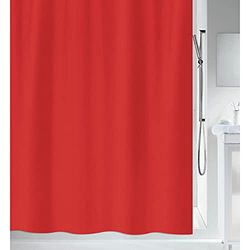 Spirella Tenda da Doccia in Poliestere Primo 240x180 cm Rossa