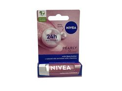 NIVEA Pearly Shine Caring Lip Balm, 4.8 g