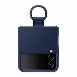 Samsung Galaxy Z Flip4 Official Silicone Cover with Ring Navy