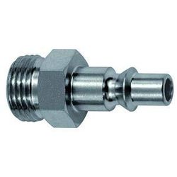 RIEGLER 140099-243.62-A-ST - Nipplo per frizione NW 5,5, ARO 210, in acciaio temprato/verz, R 3/8 AG, 1 pezzo