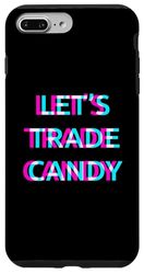 Custodia per iPhone 7 Plus/8 Plus Let's Trade Candy Techno EDM Music Festival Raver Dance Rave