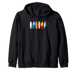 Surfboarder Hawaii Wave Surf Amante della tavola da surf Beach Surfer Felpa con Cappuccio