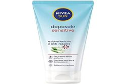 Nivea SUN - Gel Crema para posol Sensitive 175 ml, Leche después de la posol con Aloe Vera Bio y antioxidantes, Leche corporal para pieles sensibles con acción refrescante y calmante