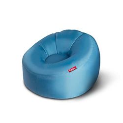 Fatboy® Blow up Chair Lamzac O- Blow up Sofa for Adults & Kids - Inflatable Sofa - Inflatable Chair - 110 x 103 x 62 cm - No pump needed - In & Outdoor Use - Blue