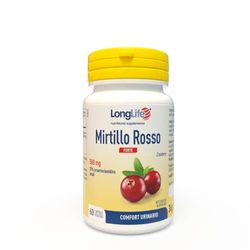 LongLife® Mirtillo Rosso Forte | Funzione depurativa e antiossidante | Comfort urinario | Fino a 2 mesi di trattamento | Vegano e senza glutine