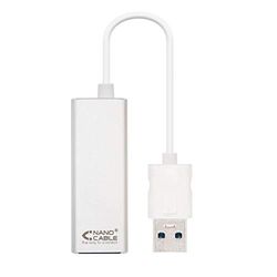 Blendend Convertidor Ethernet USB 3.0 a 1 Gbps, 15 cm de Longitud, Ideal para conexión de Red rápida y Estable en Dispositivos sin Puerto Ethernet.