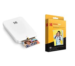 KODAK Step Slim Impresora fotográfica móvil instantánea, imprima de Forma inalámbrica Fotos de 5,1 x 7,6 cm en Papel Zink con Dispositivos iOS y Android