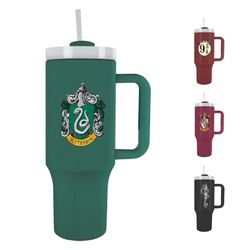 Pyramid International Harry Potter Gobelet de 1200 ml avec paille et couvercle, isolation sous vide avancée à double paroi, garantit que les boissons froides pendant 11 heures et chaudes jusqu'à 7