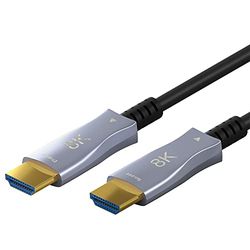 goobay 65560 ultra-hybride optische HDMI-kabel/high-speed HDMI-kabel met capaciteit voor 8K @ 60Hz en 4K @ 120Hz / 48Gbps, ARC (Audio Return Channel), HDCP / 30 meter