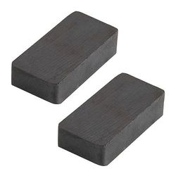 WOLFPACK, 5411125, Ferrite magnete, di forma rettangolare, 40 x 20 x 10 mm, 2 pezzi