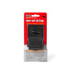 Pest-Stop Sure-Set Rattenval (Single) - Zwart, 14,5x7x7,5 cm