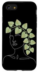 Donna Pothos Pianta Giardinaggio Botanica Giardino Donne Custodia per iPhone SE (2020) / 7 / 8