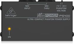 Best Price Square Phantom PWR Supply, 12/+48V PS400 by BEHRINGER