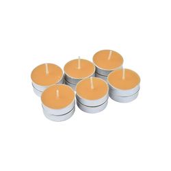 Homéa, Set van 12 essentiële theelichtjes, geur, oranje specerijen