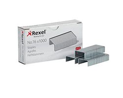 REXEL 6121 - Caja 1000 grapas 24/6 galvanizadas