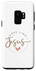 Custodia per Galaxy S9 Amore come Gesù Religioso Dio Fede Cristiano Donne Ragazza Bambino