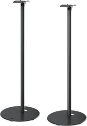 goobay Soporte para Altavoces Sonos Era 300, Capacidad de Carga de 5 K, gestión de Cables, 71,5 cm de Altura, Negro, 71195