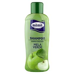 Milmil Shampooing Neutre, Parfum Pomme Verte, Convient aux Cheveux Gras - 1000 ML