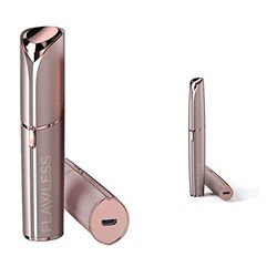 Finishing Touch Flawless Next Generation Facial Hair Remover – Rechargeable, 2 x Replacement Heads Included, Blush & Next Generation Brows, Eyebrow Hair Trimmer – Rechargeable, Blush