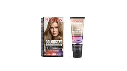Lot de 2 produits Revlon ColorStay : Coloration Permanente N8.13 Blond Glacé et Masque Booster de Couleur Cheveux blonds platine, Coloration Temporaire