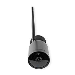 NEDIS SmartLife – kamera zewnętrzna – inteligentna kamera Wi-Fi – Full HD – IP65 – z czujnikiem ruchu i noktowizorem – zintegrowana z aplikacją NEDIS SmartLife – kompatybilna z systemem Android i iOS czarna 163 mm