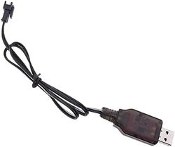 YUNIQUE GREEN-CLEAN-POWER - Cable Cargador USB SM-2P | 250mAh Salida para RC Coche, Helicóptero RC | Compatible con Batería Lipo 3.7V | Plástico