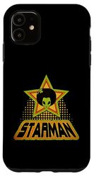 Custodia per iPhone 11 Starman Disco Inferno Alieno | Moda vintage anni '70