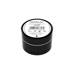 Semilac Builder Gel Clear 15g Gel de construction