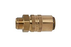 RIEGLER 107917-270.21 - Acoplamiento de temperamento DN 6 con AG, con válvula de cierre, M14 x 1,5 recto, 1 unidad