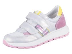 Primigi Femme crio Chausson pour Nourrisson, Blanc irisé Rose, 35 EU