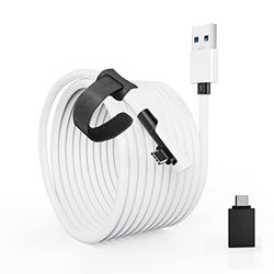 Tiergrade Link Cable 6M compatibile con Quest2 / Pico 4, trasferimento dati PC ad alta velocità con 5 Gbps, cavo da USB3.2 gen1 a USB C Accessori per cuffie VR e PC da gioco