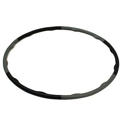TITAN LIFE Hula Hoop. 1,5 kg Unisex – Erwachsene, Black/Grey, One Size