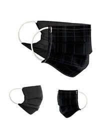 BaF Community Masksunisex Makeshift Mask Reversible Mouth protection mask mouth and nose protection reversible mask with print cotton BCI washable Black, 2-pack set