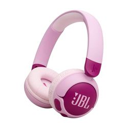JBL Junior 320 BT Cuffie On-Ear Bluetooth Wireless per Bambini, con Microfono Integrato, 50 Ore di Autonomia, Safe Sound, Limitatore del Volume, Facili Controlli, Set Adesivi, Pieghevoli, Viola