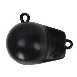 Extreme Max 3006.6723 Noir revêtu Ball-with-Fin Treuil Poids (4.)