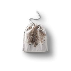 Bonamaison Printed Cotton Produce Bag with Drawstring, Reusable Grocery Bag, Biodegradable Eco-Friendly Bags, Travel Pouch, Sachet Bags, Shopping Bag, Eco Friendly, Foldable, Size: 30x40 Cm