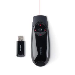Kensington Presenter Expert - Télécommande de Présentation USB Sans Fil avec Pointeur Laser Rouge et Contrôle du Curseur, Compatible avec Windows & macOS - Portée 45m (K72425EU)
