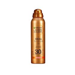 Garnier Ambre Solaire Ideal Bronze Tanning Mist, For Face & Body, Tan Enhancing, Invisible on All Skin Tones, Quick Dry, Water Resistant, 0% Alcohol, High UV Protection SPF30 150ml