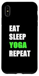 Retro Yoga Fitness Istruttore Palestra Meditazione Custodia per iPhone XS Max