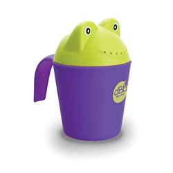 dBb Remond Rince Cheveux pour Bébé, Rince tête Bébé, Rince Shampooing Tête Enfant, Arrosoir bain Bébé, Accessoire de Bain, Violet & vert