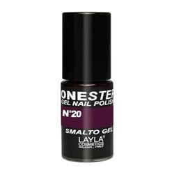 LAYLA ONE STEP Smalto Semipermanente in Gel 3-in-1 Veloce e Facile Applicazione Durata 3 Settimane Alta Pigmentazione Senza Strato di Dispersione 5ML Layla Cosmetics N.20 ARABESQUE (Viola)
