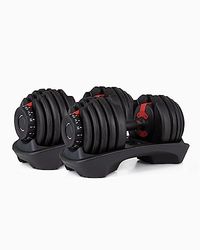 BOOMFIT Mancuernas Ajustables 40Kg, Unisex-Adult, Black, One Size