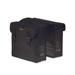 Basil BASE7022 Double sacoche pour Vélo Adulte Unisexe Noir Taille Unique