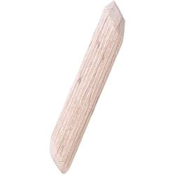 Merriway BH07314 (200 Pcs) Fluted Wooden Dowels, M10 x 40mm (3/8 inch x 1.1/2 inch) - Pack of 200 Pieces