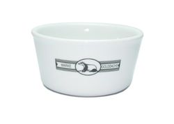 Golddachs Bol à raser rond en porcelaine Savon non inclus Blanc