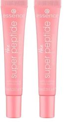 Essence Cosmetics Tatamiento Labial The Super Peptide, Suavizar, Con Vitaminas, Cuidado, Brillante, 10 ml (Paquete de 2)