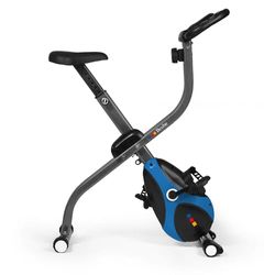 Bcube SmartyQ bike richiudibile salvaspazio, resistenza magnetica, sella regolabile in verticale, regolazione sforzo su 8 livelli, computer LCD, Sensori palmari Hand Pulse