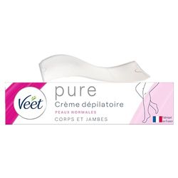 VEET PURE - Crema depilatoria corpo e gambe - pelli normali - senza odore di ammoniaca - 200 ml