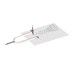 3B Scientific U8431030 Tuning Fork with Plotter Pen, 21 Hz